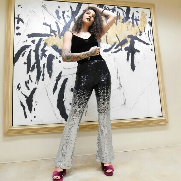 ♠Host Pick🔆🌟Ombre Sequin Bell Bottoms ♠ - Picture 2 of 8